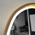 Asymmetrischer Spiegel mit LED-Beleuchtung Dali – Bild 3