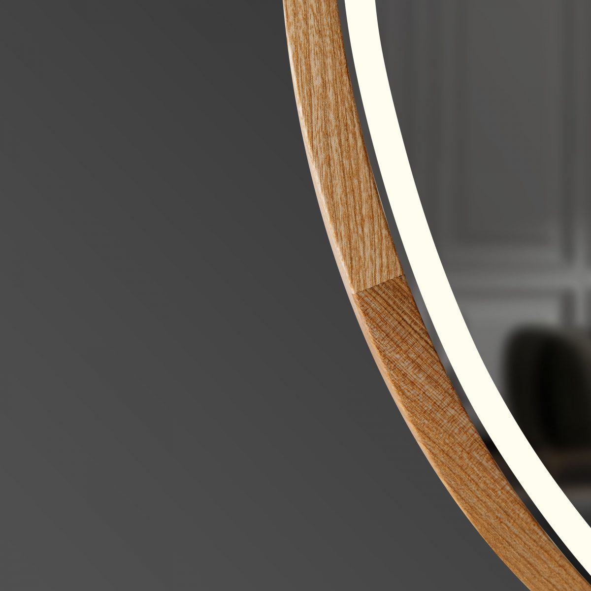 Miroir ovale avec éclairage LED Evolution – Image 4