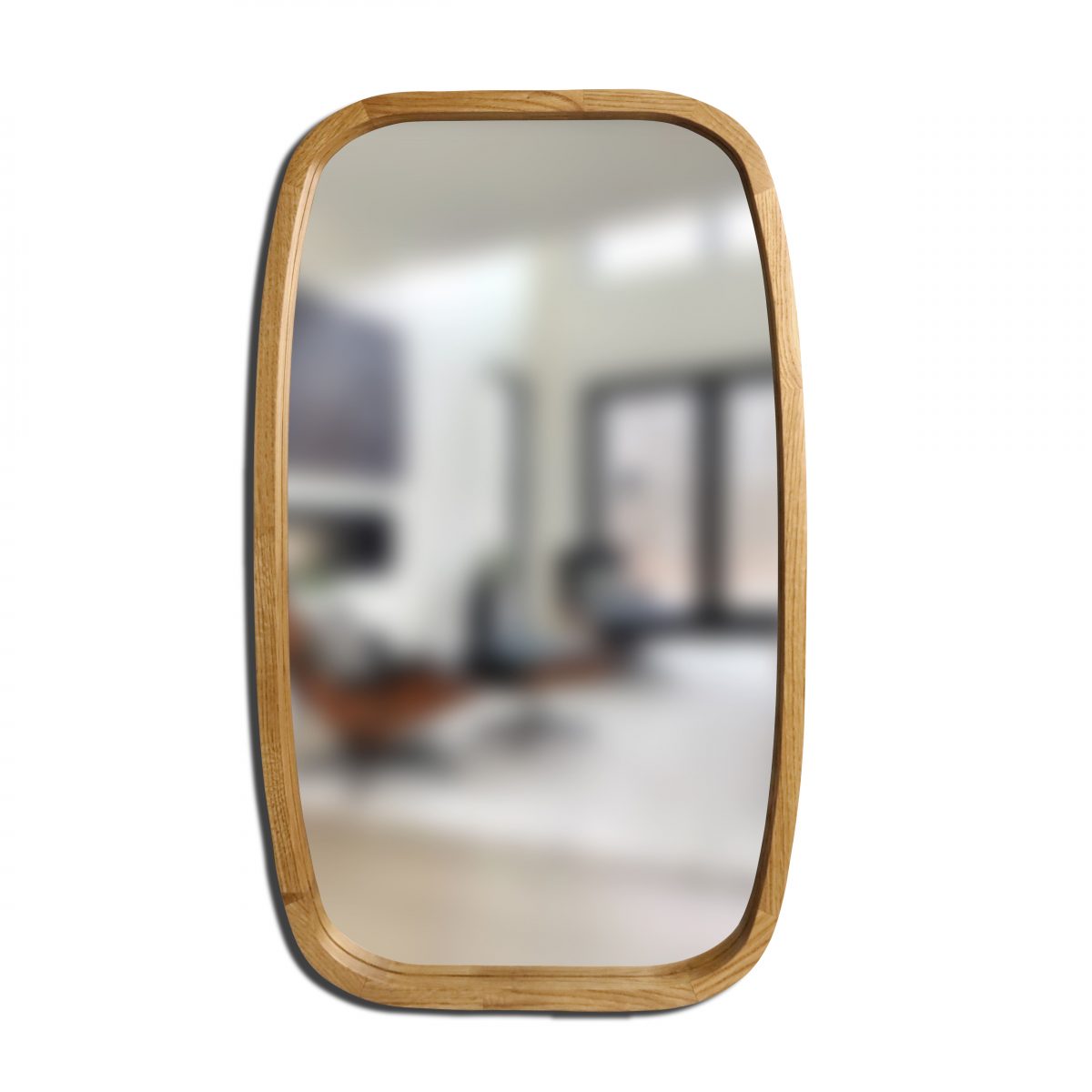 Elliptical rectangular mirror New Art - Image 1