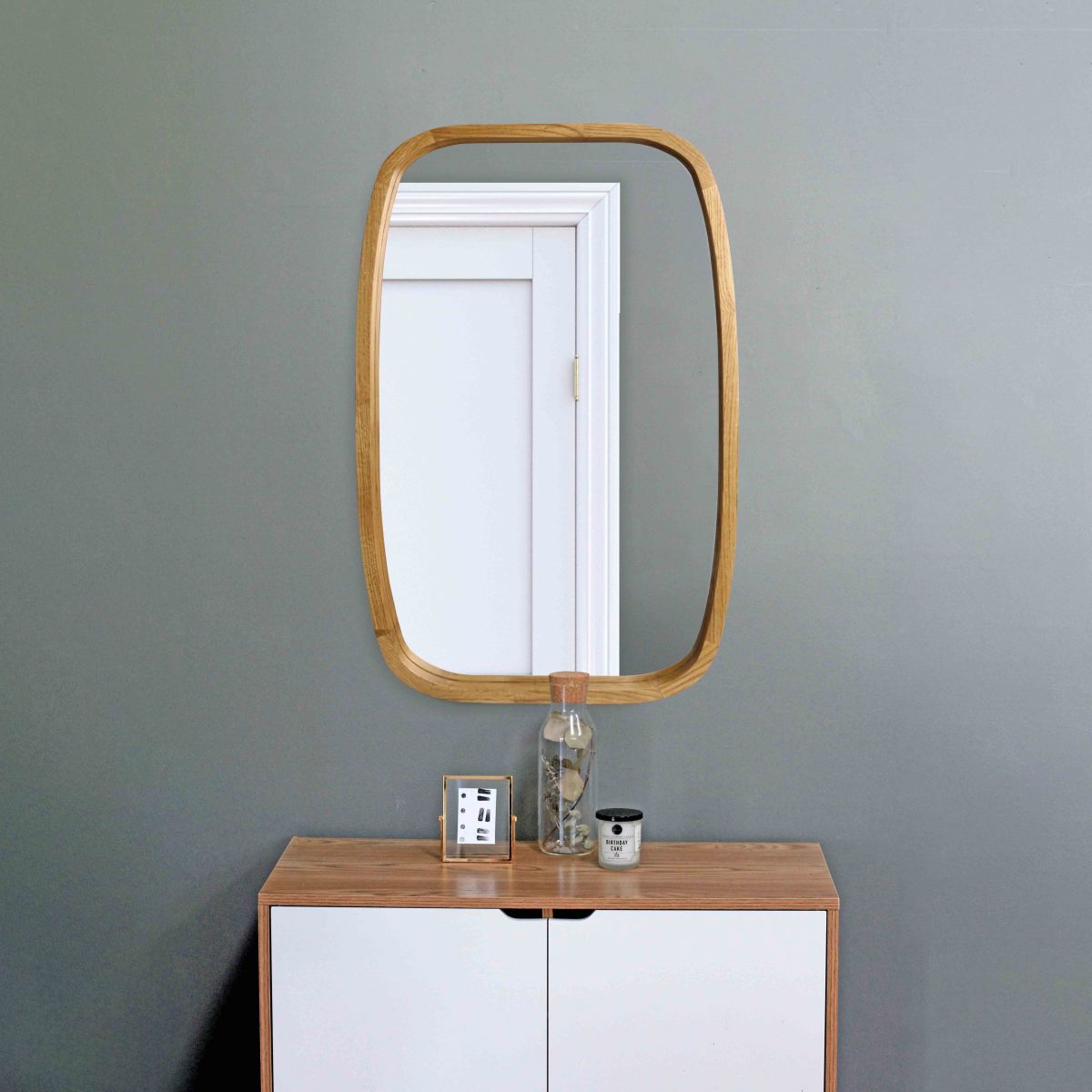 Elliptical rectangular mirror New Art - Image 2