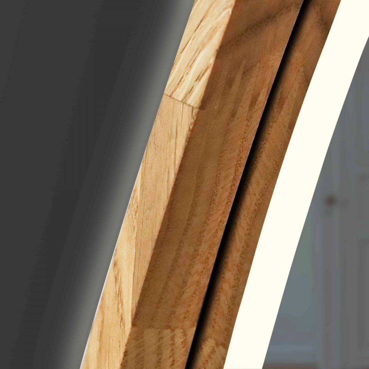 Asymmetrischer Spiegel mit LED-Beleuchtung Dali – Bild 5