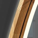 Asymmetrischer Spiegel mit LED-Beleuchtung Dali – Bild 5