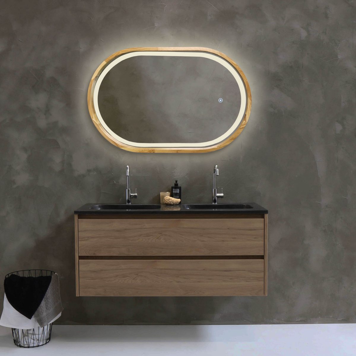Kapsel Spiegel mit LED-Beleuchtung Freedom – Bild 6
