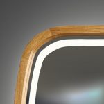 Rechteckiger Spiegel Ellipse mit LED-Beleuchtung New Art – Bild 4