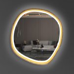 Asymmetrischer Spiegel mit LED-Beleuchtung Miro – Bild 2