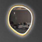 Asymmetrischer Spiegel mit LED-Beleuchtung Miro – Bild 5