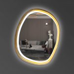 Asymmetrischer Spiegel mit LED-Beleuchtung Miro – Bild 4