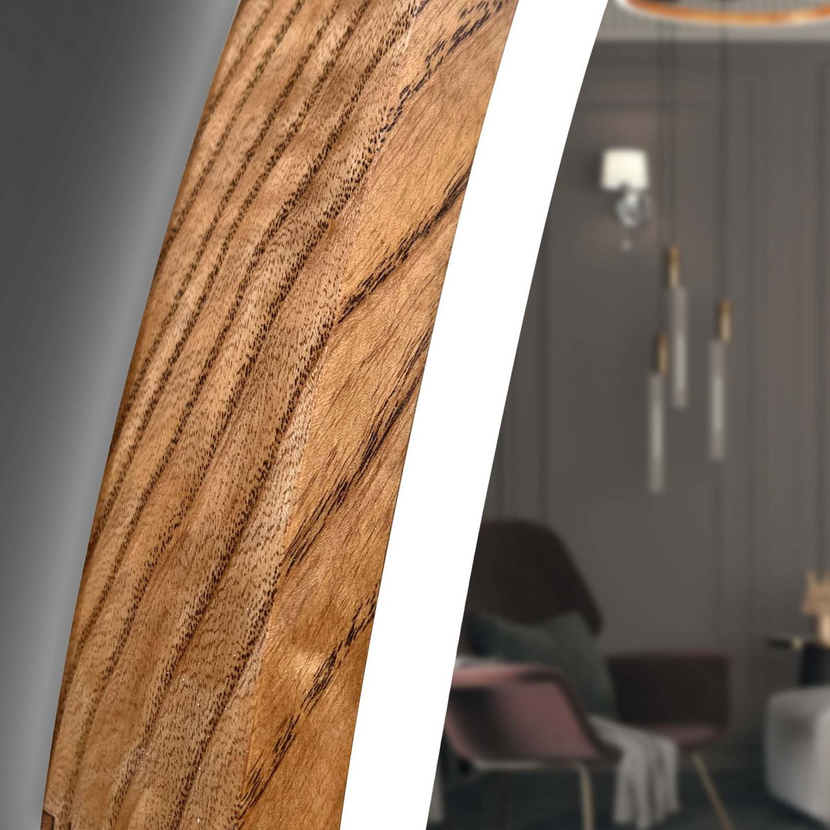 Asymmetrischer Spiegel mit LED-Beleuchtung Sage – Bild 5
