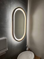 Kapsel Spiegel mit LED-Beleuchtung Freedom – Bild 5