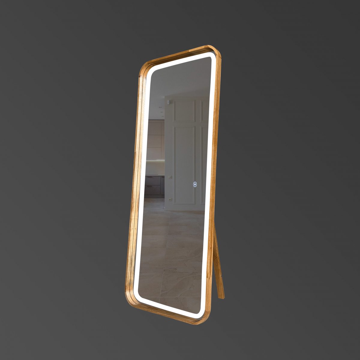 Rectangular floor mirror Reliability Slim LED - Image 5