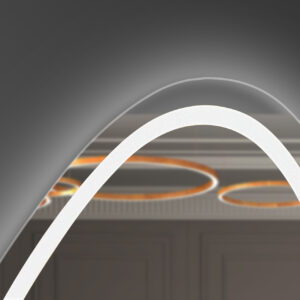 LED Asymmetric mirror Breton ONE - Image 2