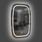 Rechteckiger Spiegel Ellipse mit LED-Beleuchtung New Art ONE – Bild 5