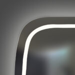Rechteckiger Spiegel Ellipse mit LED-Beleuchtung New Art ONE – Bild 2