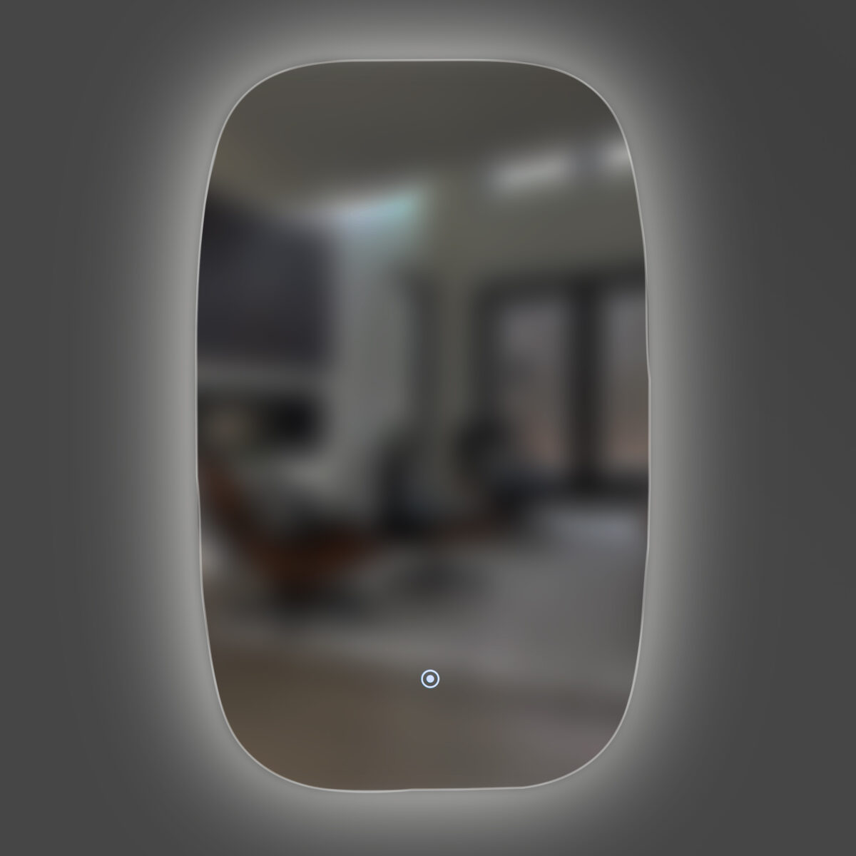 Rechteckiger Spiegel Ellipse mit LED-Beleuchtung New Art ONE – Bild 6