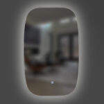 Rechteckiger Spiegel Ellipse mit LED-Beleuchtung New Art ONE – Bild 6